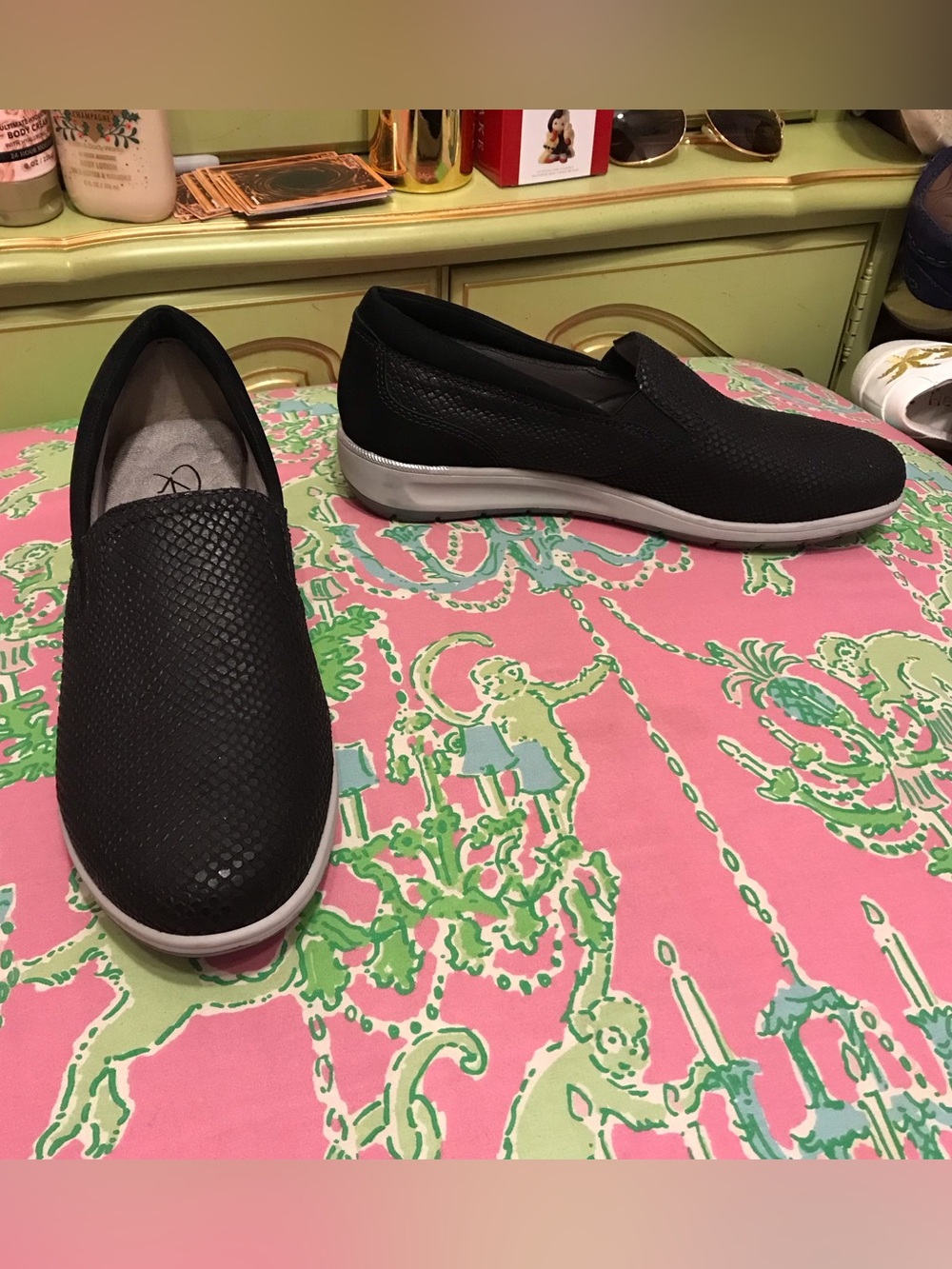 Ros Hommerson‎ Orleans Textured Slip On Comfort Loafers size 9.5 M